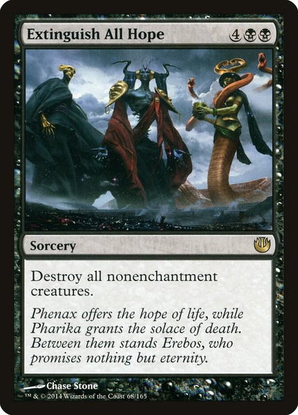 Extinguish All Hope - Journey Into Nyx Magic: The Gathering trading card