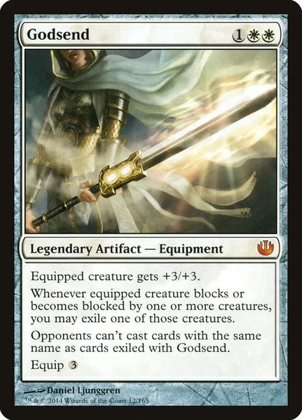 Godsend trading card from Journey Into Nyx Godsend - Journey Into Nyx Magic: The Gathering trading card