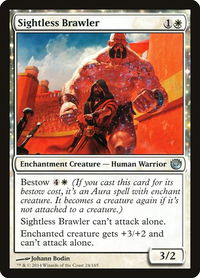 Sightless Brawler - Journey Into Nyx (JOU) #24 - Uncommon Magic: The Gathering Trading Card