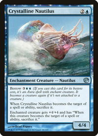 Crystalline Nautilus - Journey Into Nyx (JOU) #34 - Uncommon Magic: The Gathering Trading Card