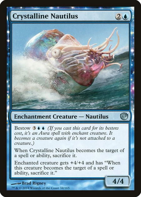 Crystalline Nautilus - Journey Into Nyx Magic: The Gathering trading card