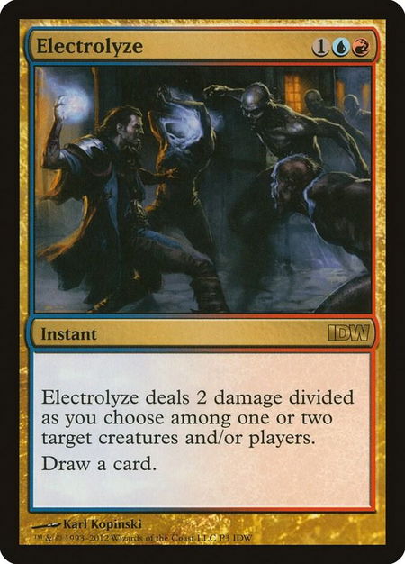 Electrolyze (IDW Comics 2012) - Media Promos Magic: The Gathering trading card