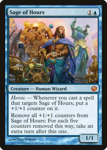 Sage of Hours - Journey Into Nyx Magic: The Gathering trading card