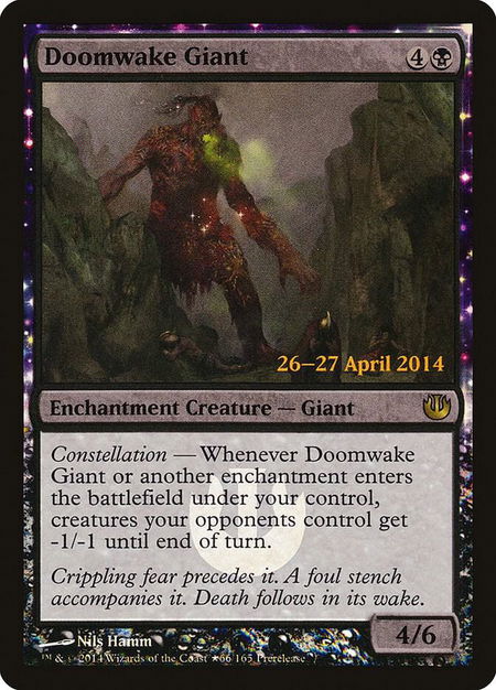 Doomwake Giant - Prerelease Cards Magic: The Gathering trading card