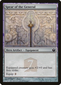 Spear of the General - Hero's Path Promos (HERO) #7a - Special Magic: The Gathering Trading Card