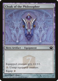 Cloak of the Philosopher - Hero's Path Promos (HERO) #7b - Special Magic: The Gathering Trading Card