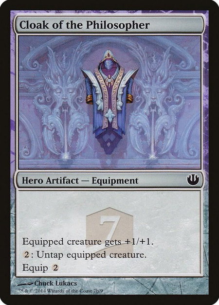 Cloak of the Philosopher - Hero's Path Promos Magic: The Gathering trading card