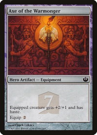 Axe of the Warmonger - Hero's Path Promos (HERO) #7d - Special Magic: The Gathering Trading Card