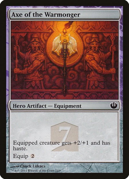 Axe of the Warmonger - Hero's Path Promos Magic: The Gathering trading card