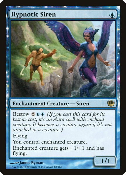 Hypnotic Siren - Journey Into Nyx Magic: The Gathering trading card
