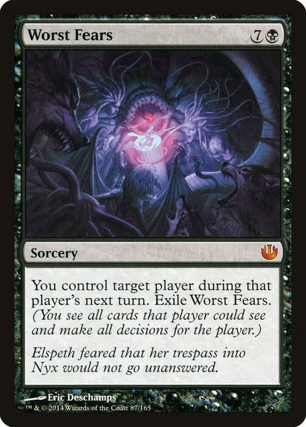 Worst Fears - Journey Into Nyx Magic: The Gathering trading card
