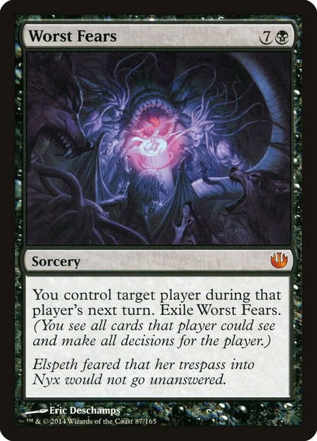 Worst Fears - Journey Into Nyx Magic: The Gathering trading card