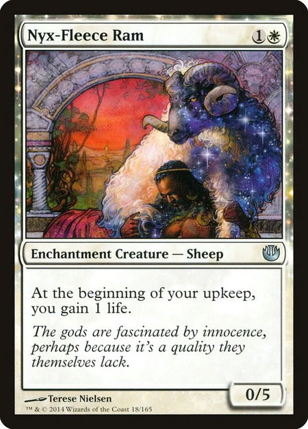 Nyx-Fleece Ram - Journey Into Nyx Magic: The Gathering trading card