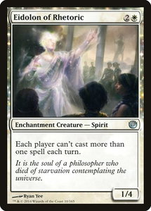 Eidolon of Rhetoric - Journey Into Nyx (JOU) #10 - Uncommon Magic: The Gathering Trading Card