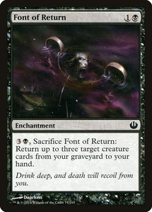 Font of Return - Journey Into Nyx (JOU) #71 - Common Magic: The Gathering Trading Card