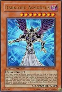 Darklord Asmodeus trading card from Yu-Gi-Oh! Championship Series Prize Cards Darklord Asmodeus - Yu-Gi-Oh! Championship Series Prize Cards YuGiOh trading card