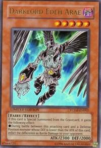 Darklord Edeh Arae trading card from Yu-Gi-Oh! Championship Series Prize Cards Darklord Edeh Arae - Yu-Gi-Oh! Championship Series Prize Cards YuGiOh trading card