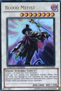 Blood Mefist trading card from Yu-Gi-Oh! Championship Series Prize Cards Blood Mefist - Yu-Gi-Oh! Championship Series Prize Cards YuGiOh trading card