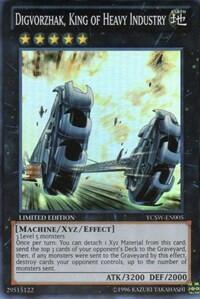 Digvorzhak, King of Heavy Industry - Yu-Gi-Oh! Championship Series Prize Cards (YCSW) #YCSW-EN005 - Super Rare YuGiOh Trading Card