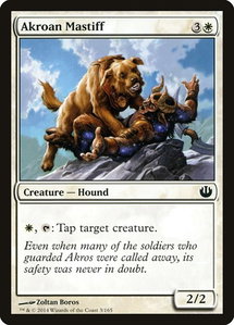 Akroan Mastiff - Journey Into Nyx (JOU) #3 - Common Magic: The Gathering Trading Card