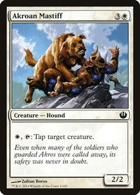Akroan Mastiff - Journey Into Nyx (JOU) #3 - Common Magic: The Gathering Trading Card