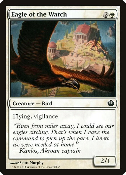 Eagle of the Watch trading card from Journey Into Nyx Eagle of the Watch - Journey Into Nyx Magic: The Gathering trading card