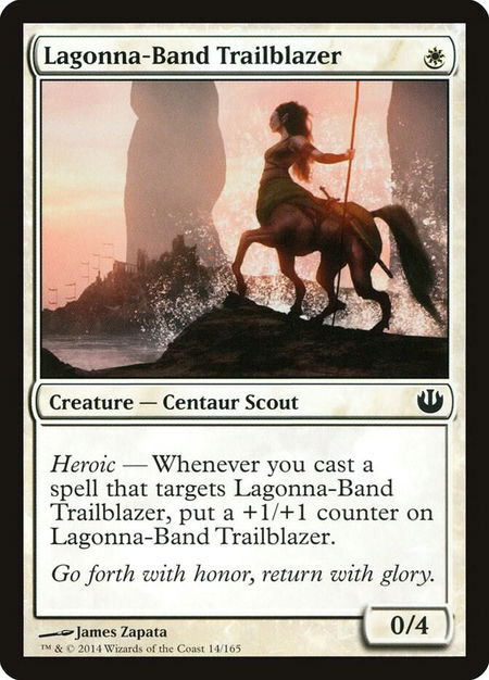 Lagonna-Band Trailblazer - Journey Into Nyx Magic: The Gathering trading card