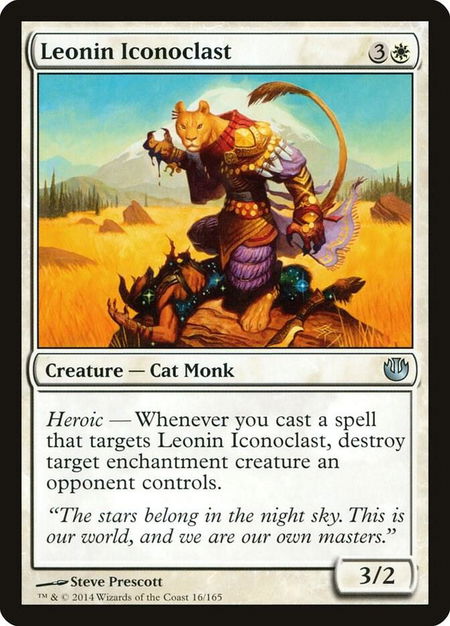 Leonin Iconoclast - Journey Into Nyx Magic: The Gathering trading card