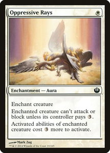 Oppressive Rays - Journey Into Nyx (JOU) #19 - Common Magic: The Gathering Trading Card