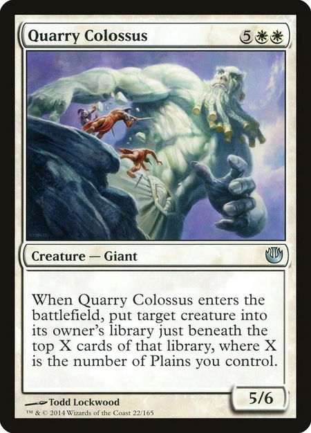 Quarry Colossus - Journey Into Nyx Magic: The Gathering trading card