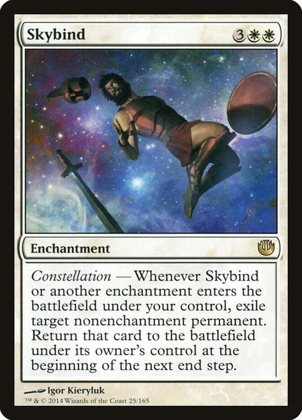 Skybind - Journey Into Nyx Magic: The Gathering trading card
