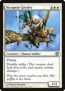 Skyspear Cavalry - Journey Into Nyx (JOU) #26 - Uncommon Magic: The Gathering Trading Card