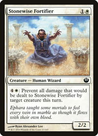 Stonewise Fortifier - Journey Into Nyx (JOU) #27 - Common Magic: The Gathering Trading Card