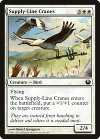 Supply-Line Cranes - Journey Into Nyx (JOU) #28 - Common Magic: The Gathering Trading Card