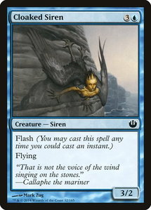 Cloaked Siren - Journey Into Nyx (JOU) #32 - Common Magic: The Gathering Trading Card