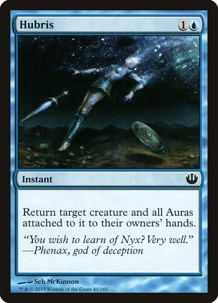 Hubris - Journey Into Nyx Magic: The Gathering trading card