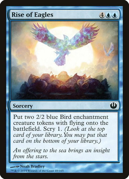 Rise of Eagles trading card from Journey Into Nyx Rise of Eagles - Journey Into Nyx Magic: The Gathering trading card