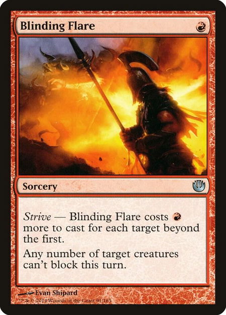 Blinding Flare - Journey Into Nyx Magic: The Gathering trading card