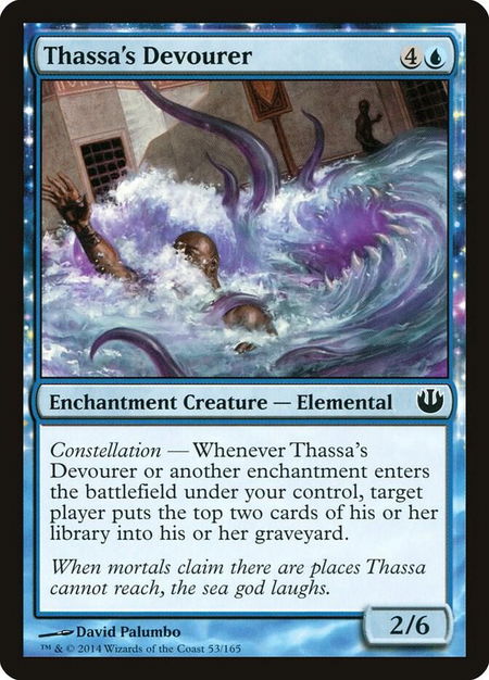 Thassa's Devourer - Journey Into Nyx Magic: The Gathering trading card