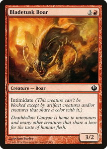 Bladetusk Boar - Journey Into Nyx (JOU) #90 - Common Magic: The Gathering Trading Card