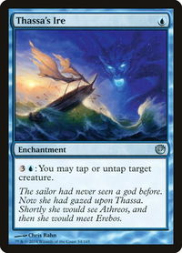 Thassa's Ire - Journey Into Nyx (JOU) #54 - Uncommon Magic: The Gathering Trading Card