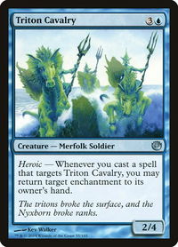 Triton Cavalry - Journey Into Nyx (JOU) #55 - Uncommon Magic: The Gathering Trading Card