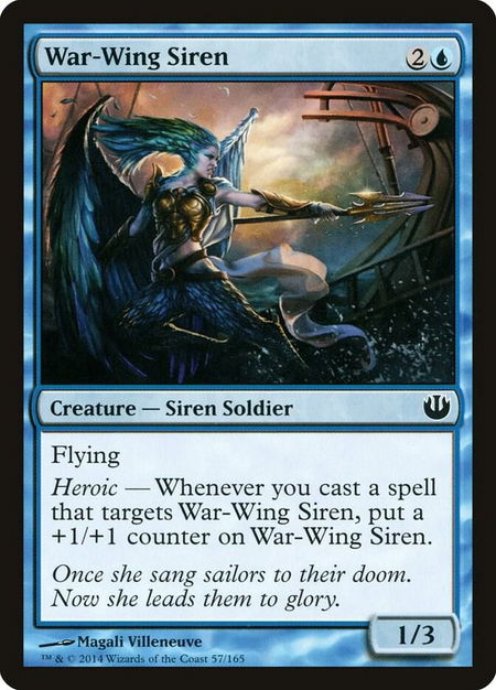 War-Wing Siren - Journey Into Nyx Magic: The Gathering trading card