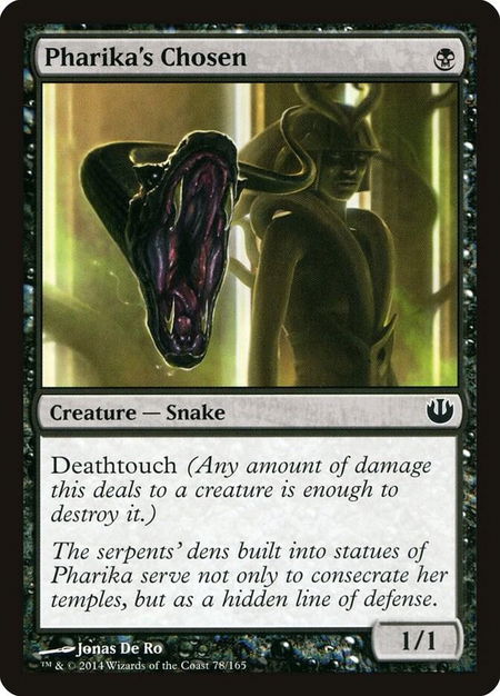 Pharika's Chosen - Journey Into Nyx Magic: The Gathering trading card