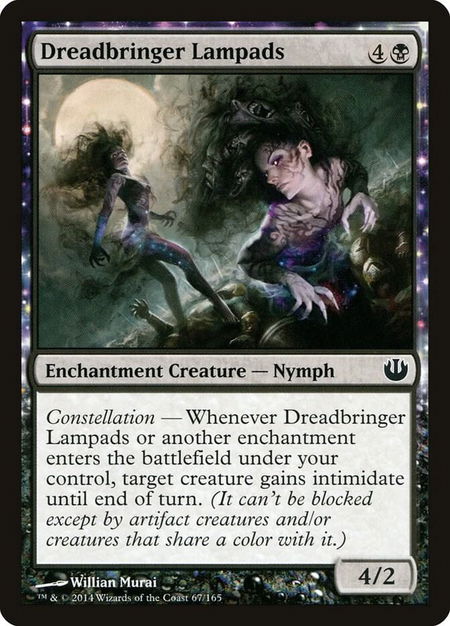 Dreadbringer Lampads - Journey Into Nyx Magic: The Gathering trading card