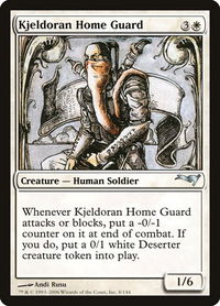 Kjeldoran Home Guard - Coldsnap Theme Deck Reprints (CTD) #8 - Uncommon Magic: The Gathering Trading Card