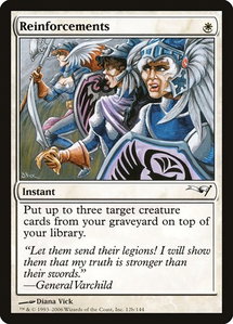 Reinforcements (Version 2) - Coldsnap Theme Deck Reprints (CTD) #12b - Common Magic: The Gathering Trading Card