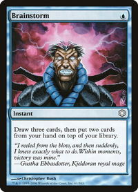 Brainstorm - Coldsnap Theme Deck Reprints (CTD) #61 - Common Magic: The Gathering Trading Card