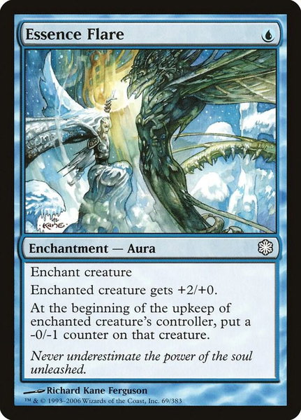 Essence Flare trading card from Coldsnap Theme Deck Reprints Essence Flare - Coldsnap Theme Deck Reprints Magic: The Gathering trading card