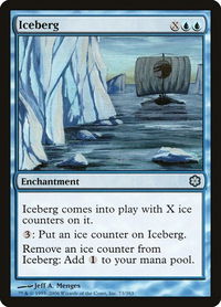 Iceberg - Coldsnap Theme Deck Reprints (CTD) #73 - Uncommon Magic: The Gathering Trading Card